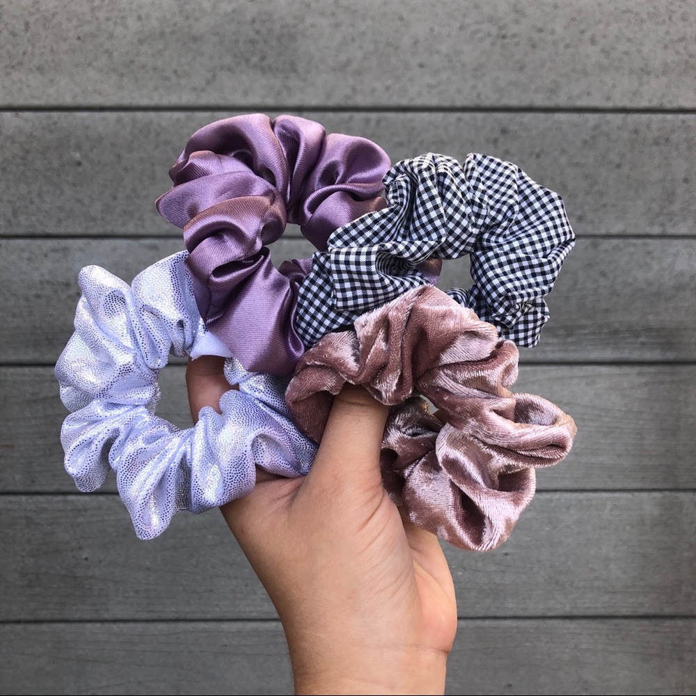 [4 Pack] Aesthetic Handmade Scrunchies